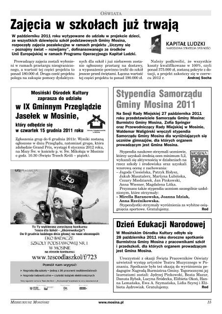 Wydanie 11/94 - Mosina, UrzÄd Miasta