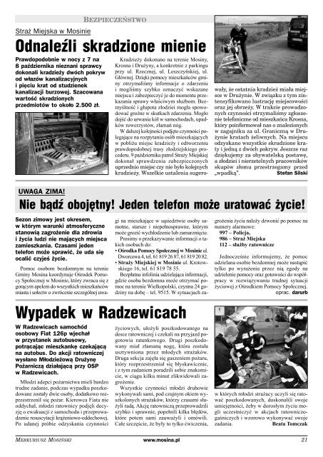 Wydanie 11/94 - Mosina, UrzÄd Miasta