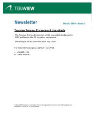 Teraview Guide teraview® quick reference guide - Teranet eXpress