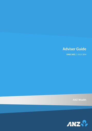 OneCare Adviser Guide - OnePath