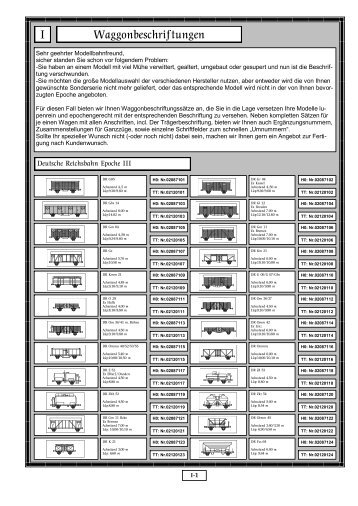 Katalogvorschau Fahrleitungen - Ostmodell