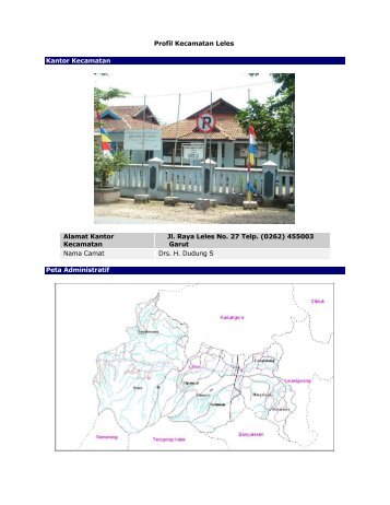 Profil Leles 2011 - garut.go.id - Sistem Informasi Kecamatan