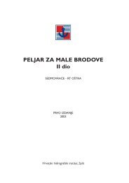 PELJAR ZA MALE BRODOVE II dio - Hrvatski hidrografski institut