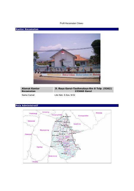Profil Cilawu 2011 - garut.go.id - Sistem Informasi Kecamatan