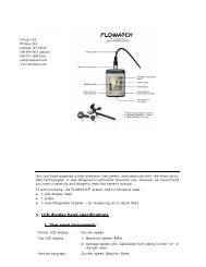 Flowatch Manual - NTech USA
