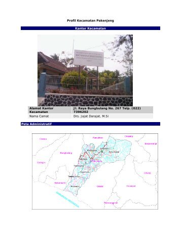 Profil Kecamatan Pakenjeng Kantor Kecamatan Alamat Kantor ...