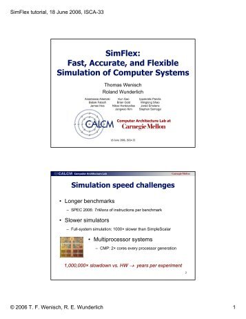 SimFlex tutorial - PARSA