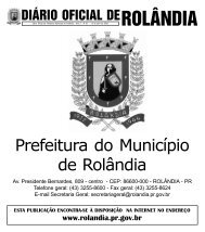 Clique aqui - Prefeitura do municÃ­pio de RolÃ¢ndia