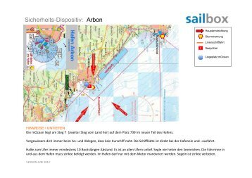 Sicherheits-Dispositiv: Arbon - Sailbox