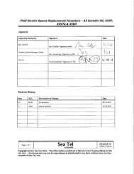 Field Service Procedure â AZ Encoder Kit, XX97, XX97A & XX00