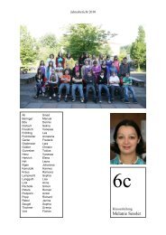 Jahresbericht 2010 -  Steigerwaldschule Ebrach