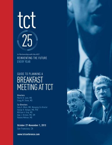 Planning a Breakfast Meeting - TCT