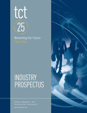Download the TCT 25 Industry Prospectus PDF