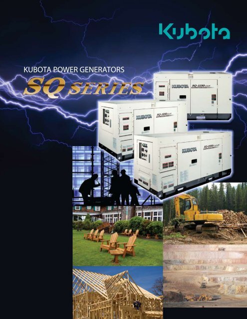 KUBOTA POWER GENERATORS - Frontier Power Products