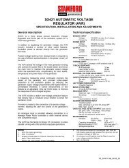 Sx460 Automatic Voltage Regulator Avr Frontier Power Products