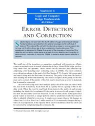 Error Detection and Correction Codes