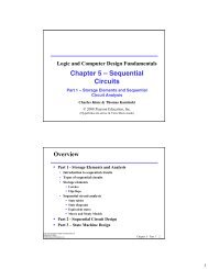 Chapter 5 â Sequential Circuits