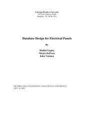 Database Design for Electrical Panels - Maesc.org