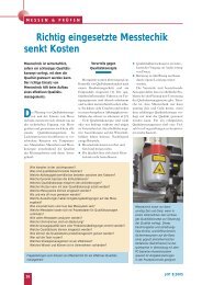 Richtig eingesetzte Messtechik senkt Kosten - OptiSense GmbH ...