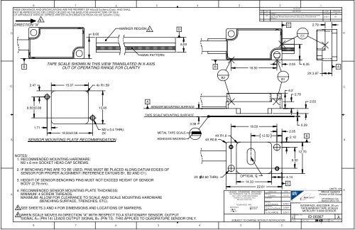 Interface Drawings - MicroE Systems