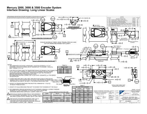 Interface Drawings - MicroE Systems