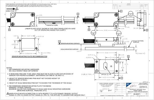 Interface Drawings - MicroE Systems