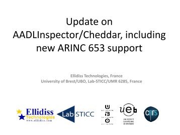 AADL Inspector and Cheddar