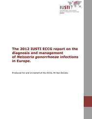 The 2012 IUSTI ECCG report on the diagnosis and management of ...