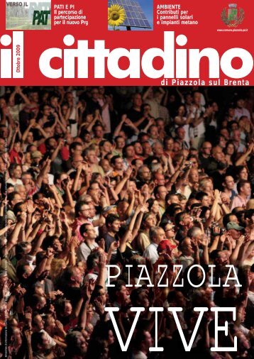 CittadinoOttobre2009 (pdf) - Comune di Piazzola sul Brenta