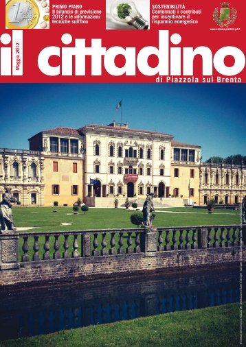 Il Cittadino - Maggio 2012 (pdf) - Comune di Piazzola sul Brenta