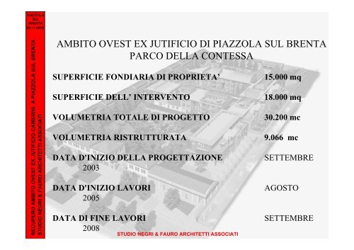 Ex Jutificio - AMBITO OVEST (pdf) - Comune di Piazzola sul Brenta