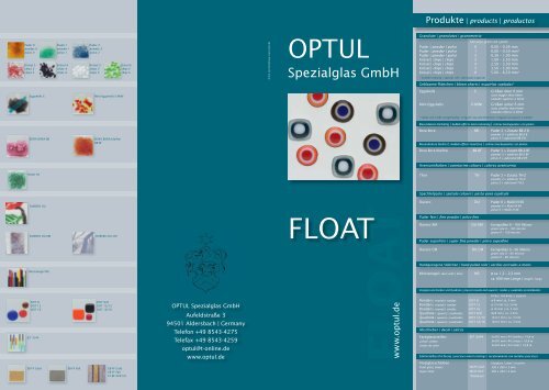 FLOA T - OPTUL Spezialglas GmbH