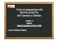 A345 e A346 - Inglese - Lez.01 - prof. Bruna Ciabarri ... - Cidi di Milano