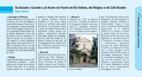 Itinerari turistici in bicicletta - VisitBrianza