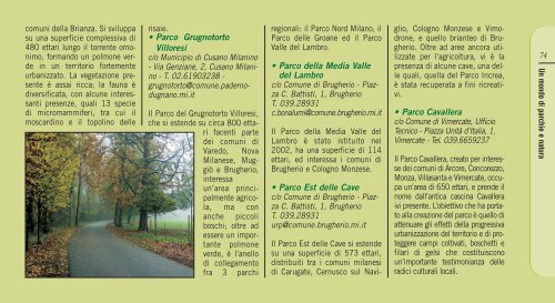 Itinerari turistici in bicicletta - VisitBrianza