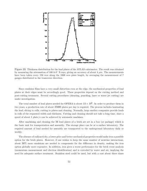 Experiment Proposal - opera - Infn