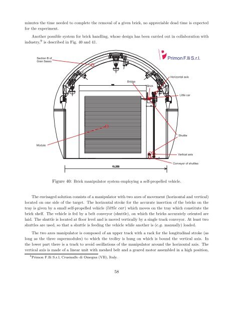 Experiment Proposal - opera - Infn