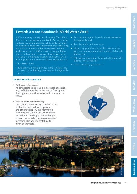 2015 World Water Week Programme