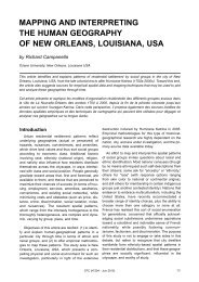 mapping and interpreting the human geography of new orleans ...