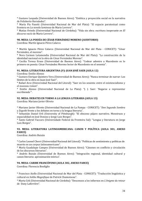 lunes 7 de mayo - Congreso Internacional Orbis Tertius de TeorÃ­a y ...