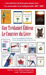 Guy Trédaniel Éditeur Le Courrier du Livre