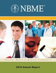 Annual Report(PDF) - National Board of Medical Examiners