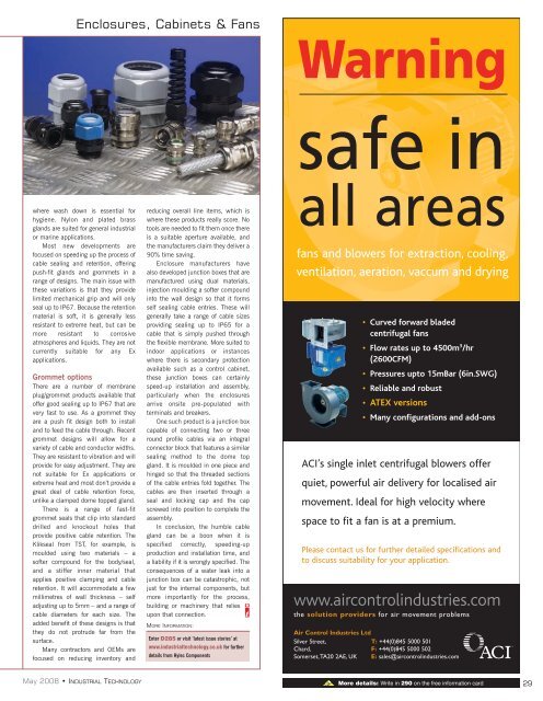 sensors & systems - Industrial Technology Magazine