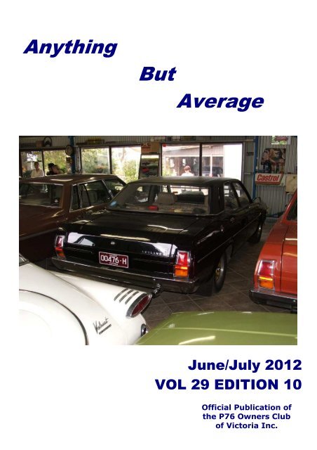June 2012 - Leyland P76 Club of Victoria