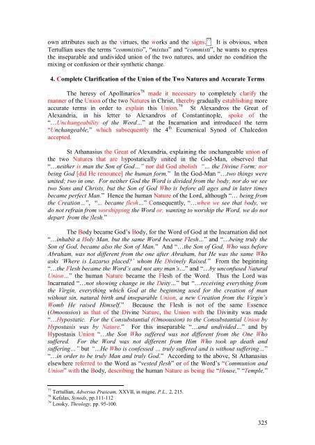 028 part 3 chapter 6 the hypostatic union - Orthodox-mitropolitan-of ...