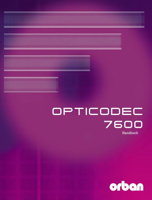OPTICODEC 7600_V50685_de - Orban