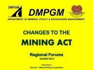 REVISED MINING ACT - Regional Forum - Aug 2013.pdf - Act Now!