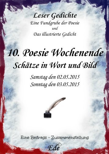 10. Poesie Wochenende