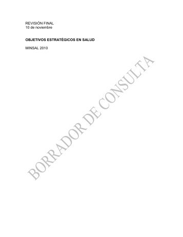 REVISIÃN FINAL - Ministerio de Salud