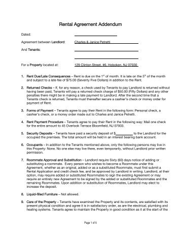 Rental Agreement